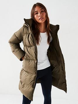 Tommy Hilfiger Down Mid-Length Padded Jacket - Green