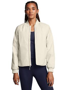 Under Armour Womens Training Unstoppable Insulated Bomber Jacket - White