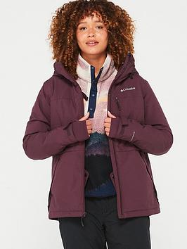 Columbia Women'S Powdered Peak Insulated Ski Jacket - Purple