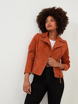 Joe Browns Suede Jacket - Orange