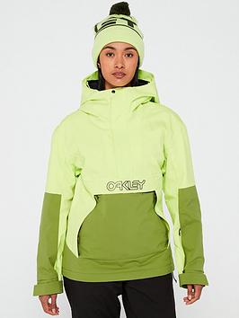 Oakley Women'S Tnp Tbt Insulated Ski Anorak - Green