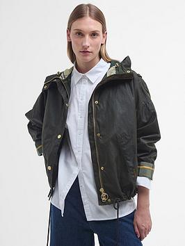 Barbour Inez Wax Jacket - Green