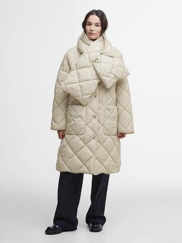 Barbour Brigitte Padded Coat - White