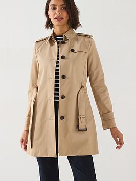 Tommy Hilfiger Heritage Single Breasted Trench Coat - Beige
