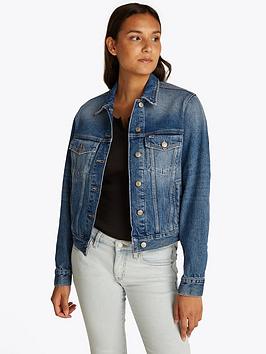 Tommy Jeans Classic Trucker Denim Jacket - Blue
