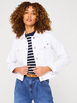 Tommy Hilfiger Slim Denim Jacket - White