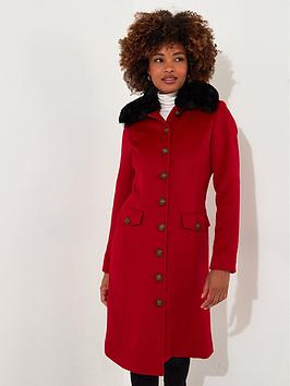 Joe Browns Petite Joe'S Statement Red Coat