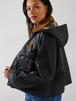 Barbour Erma Wax Jacket - Black