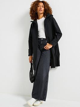 Barbour International Longline Kyra Waterproof Jacket - Black