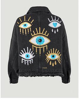 Sorena Eyes Denim Jacket
