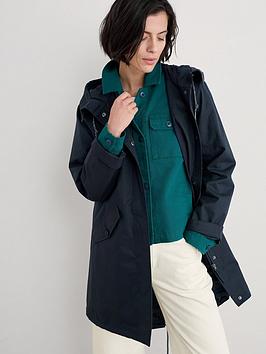 Seasalt Cornwall Seafaring Coat Inkwell - Navy