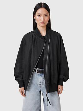 Allsaints Avril Bomber Jacket - Black