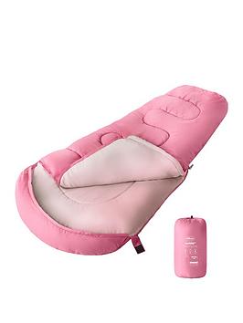Silentnight Camping Collection Healthy Growth Kids Sleeping Bag - Pink