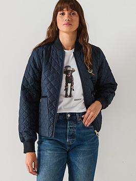 Barbour Reyna Quilt - Navy