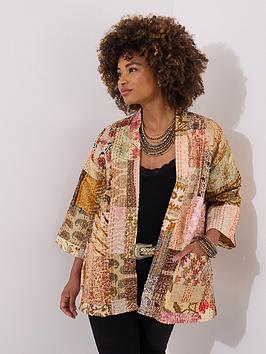 Joe Browns Ibiza Sun Unique Kantha Kimono - Multi