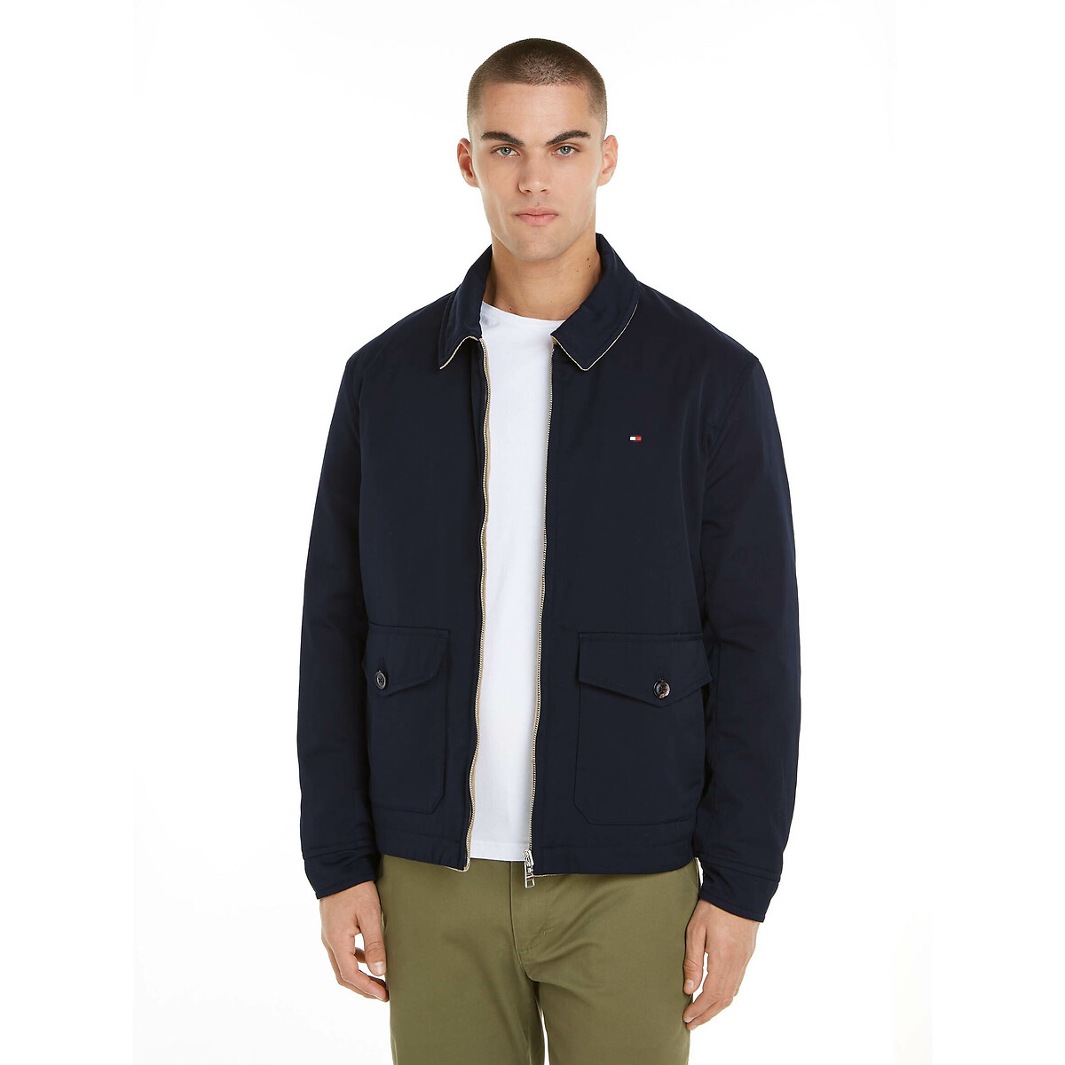 Corduroy Reversible Jacket with Pockets