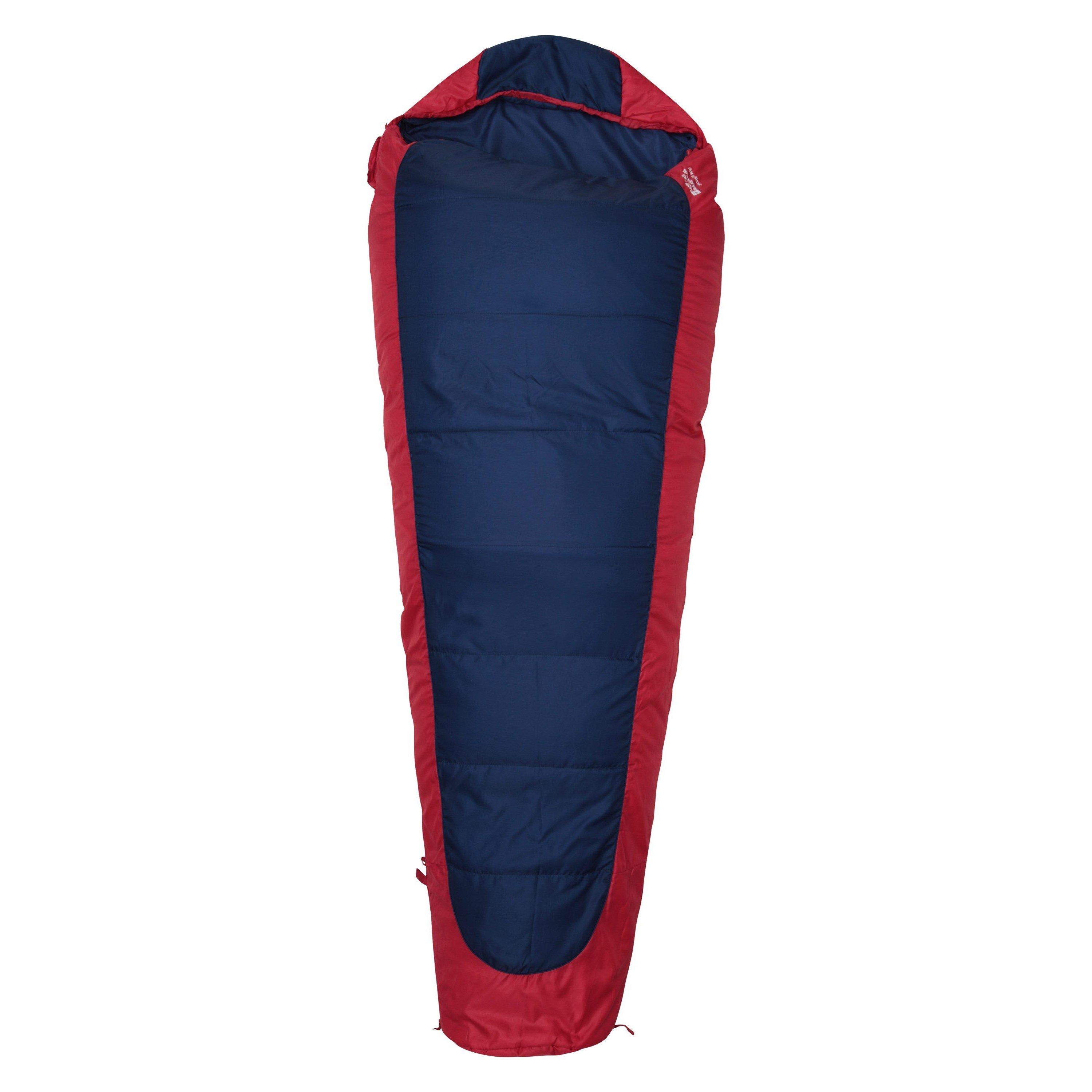 Mountain Warehouse Unisex Adult Microlite 500 Left Zip Midseason Mummy Sleeping Bag (Navy) - One Size