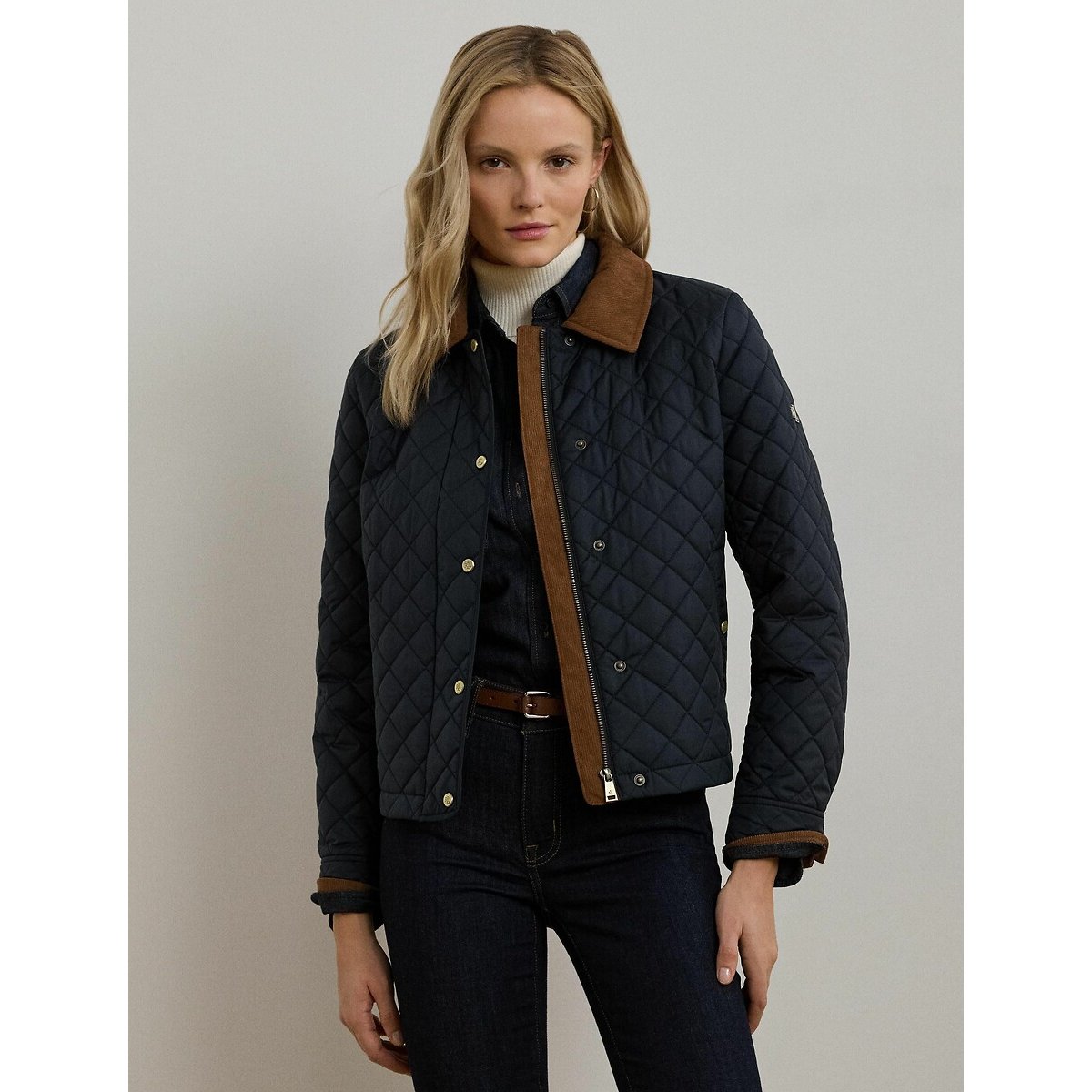 Quilted Press-Stud Jacket