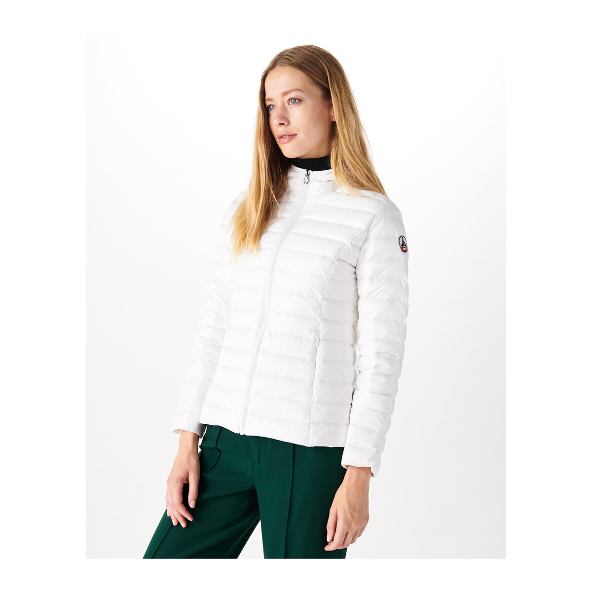 Cloe Padded Puffer Jacket with Hood and Zip Fastening