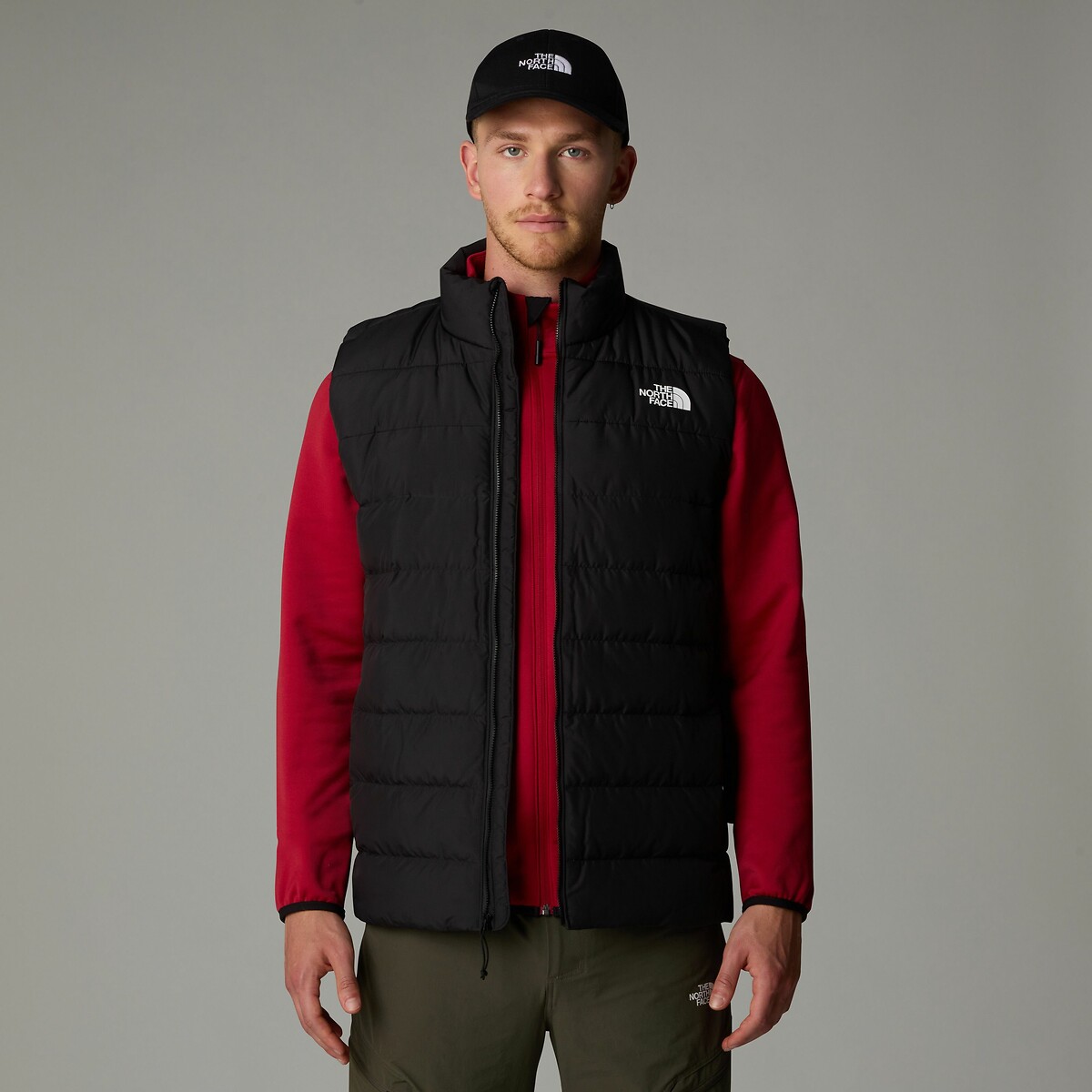 Logo Print Padded Gilet