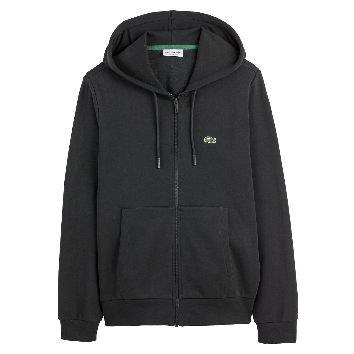 Zip-Up Hoodie in Organic Cotton Blend