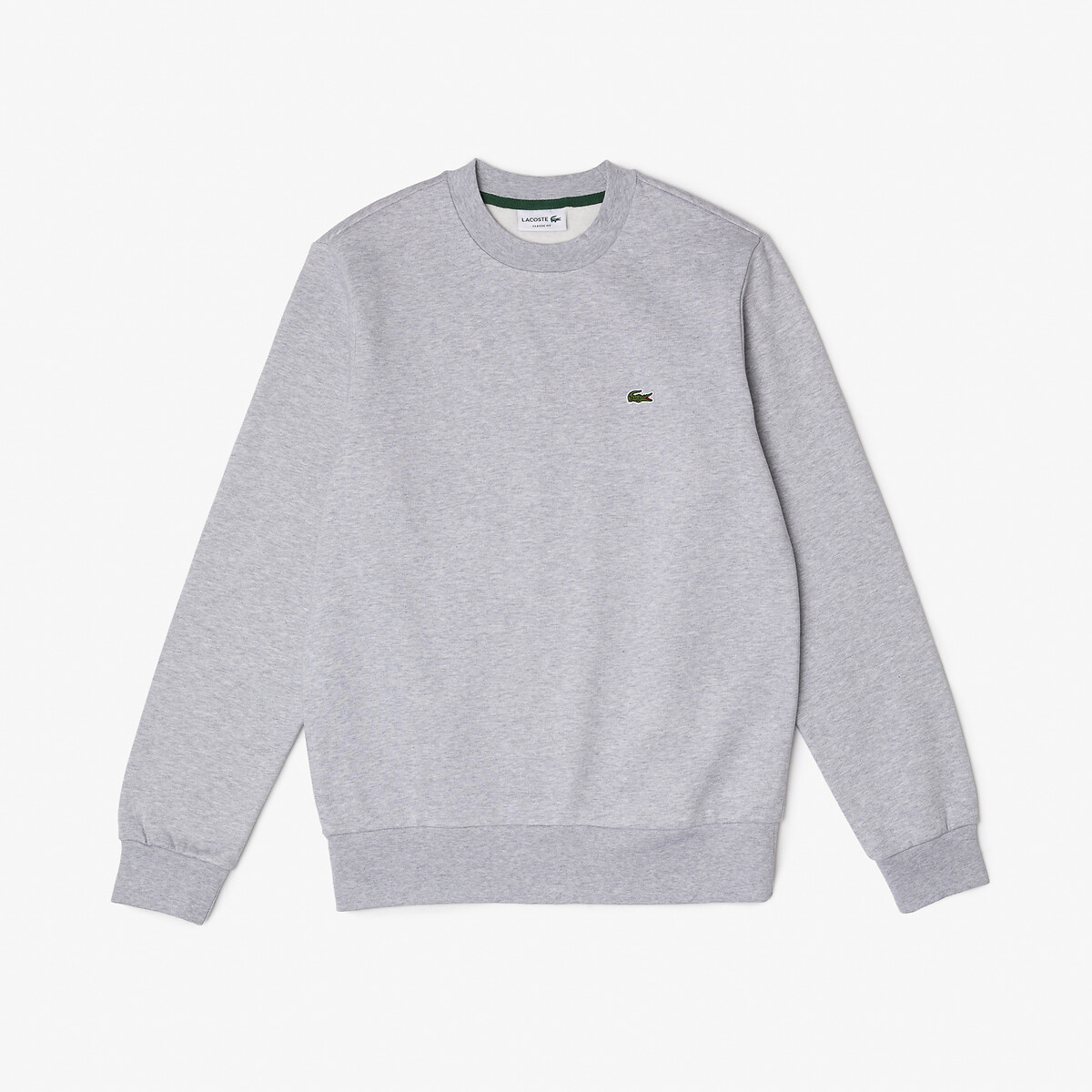 Cotton Blend Sweatshirt with Crew Neck