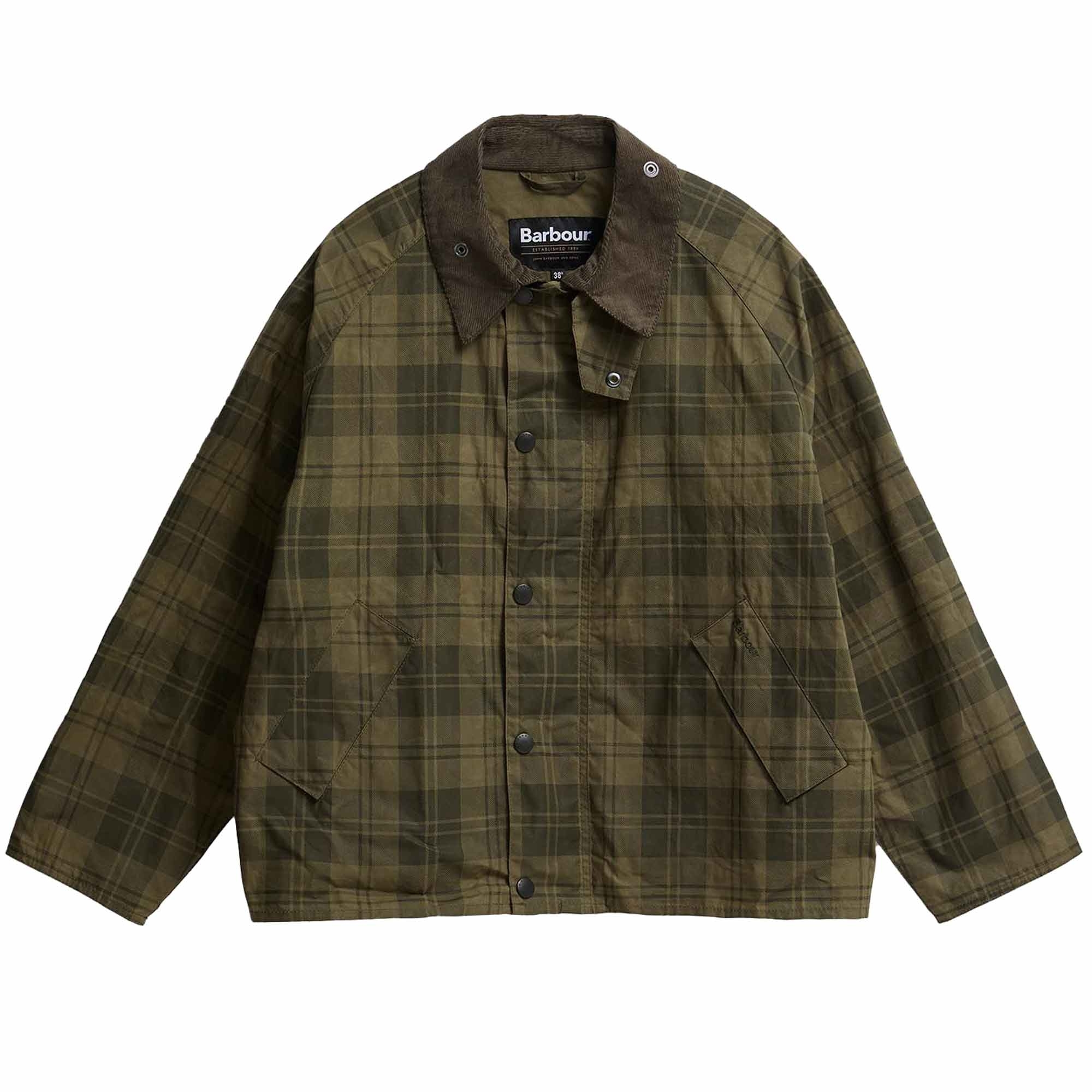 Transport Check Casual Jacket - Olive