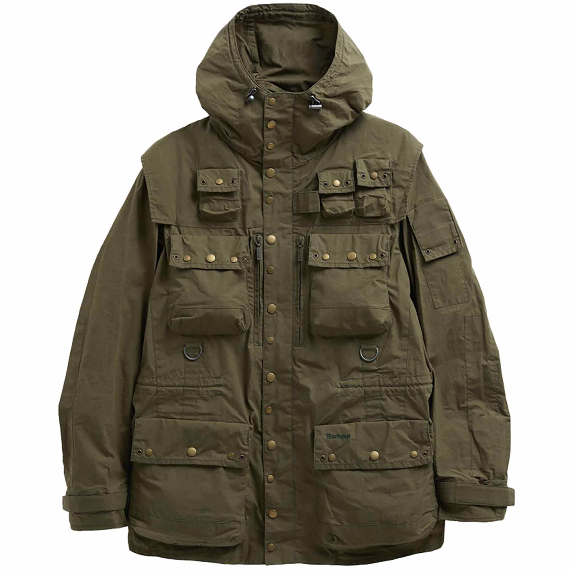 Field Utility Casual Jacket - Dusky Green