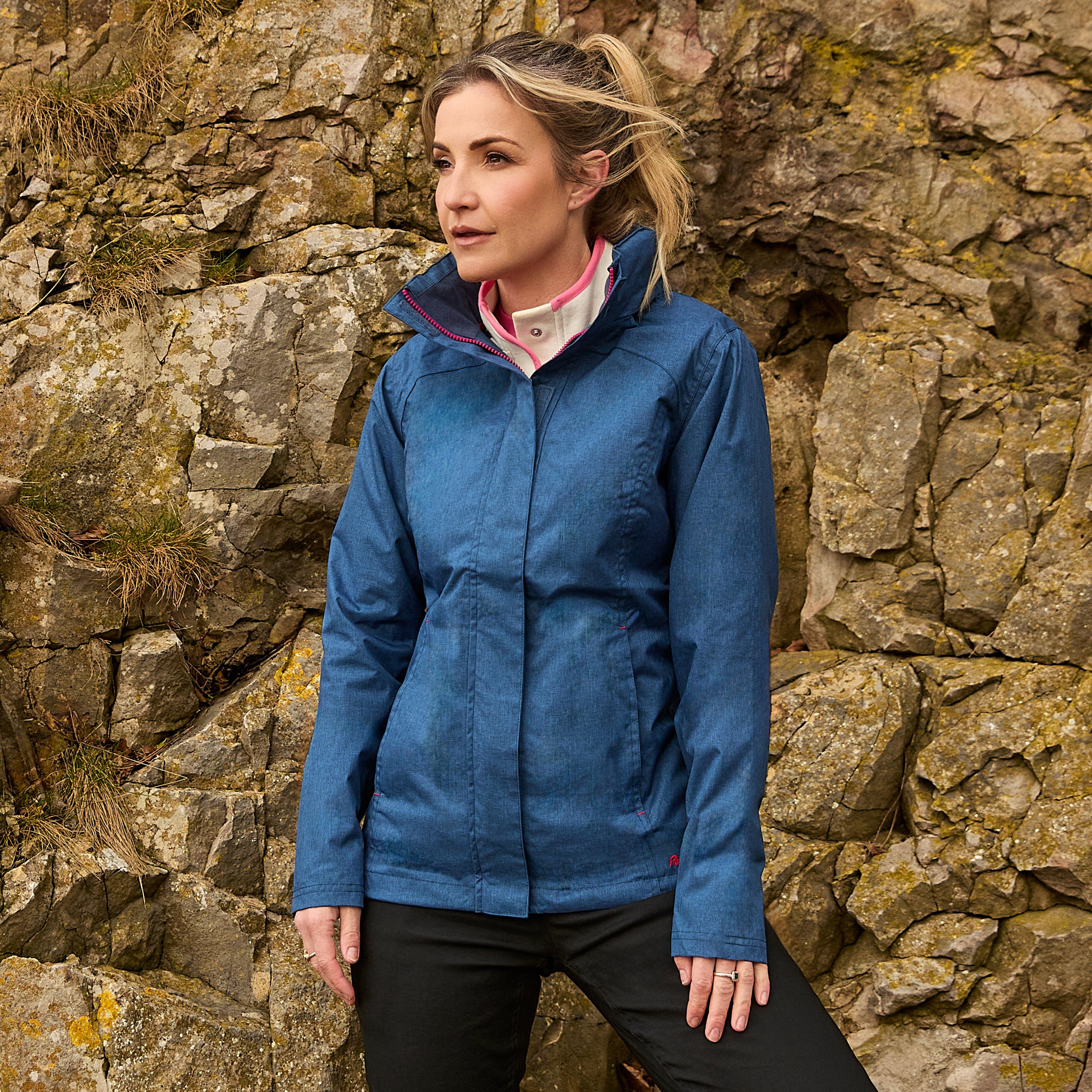 Peter Storm Women's Glide Marl Waterproof Jacket - Navy, Navy