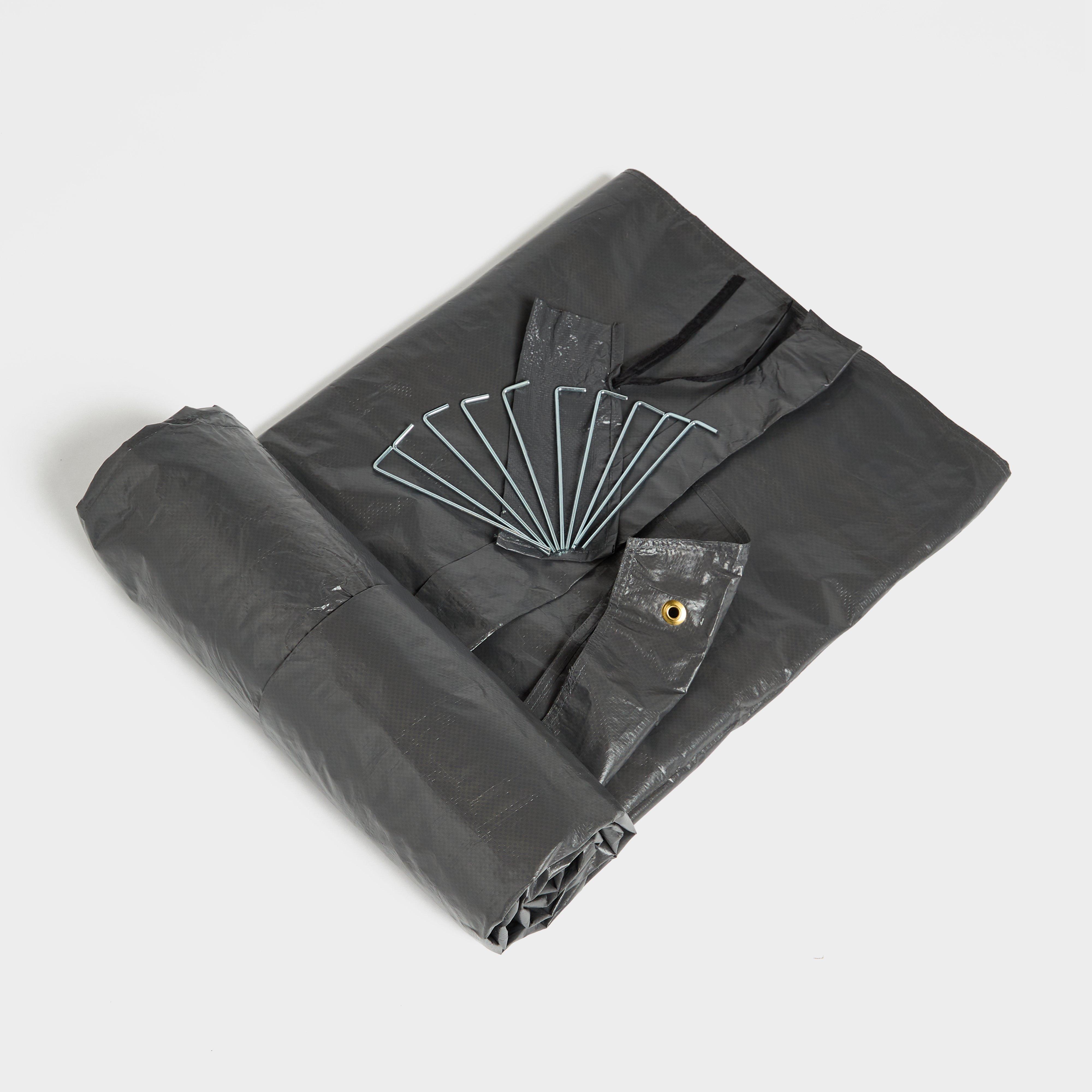 Hi-Gear Zenobia 6 Tent Footprint - Grey, Grey