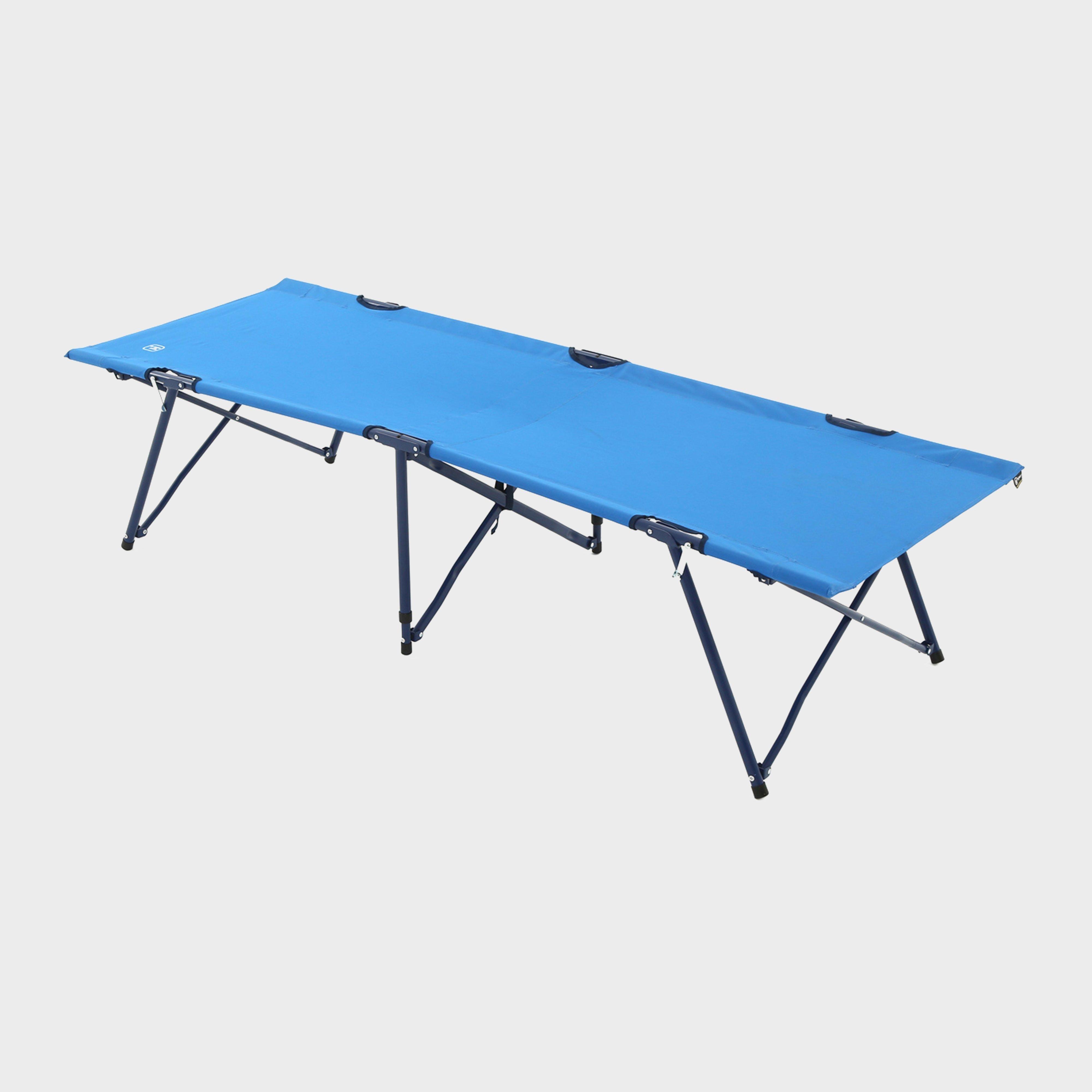 Hi-Gear Folding Camp Bed - Blue, Blue