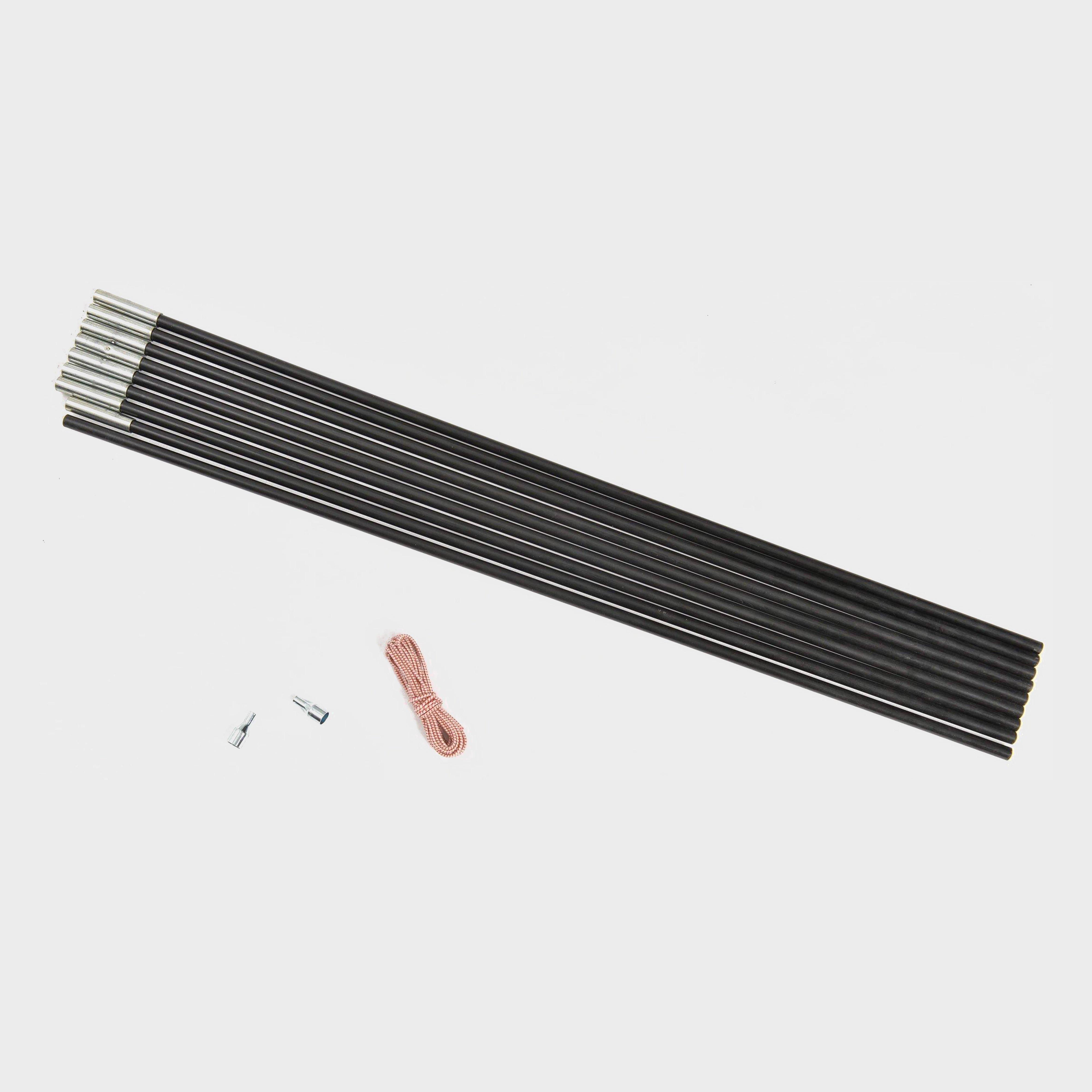 Hi-Gear Fibreglass Pole Kit 9 Section 12.7Mm - Black, Black