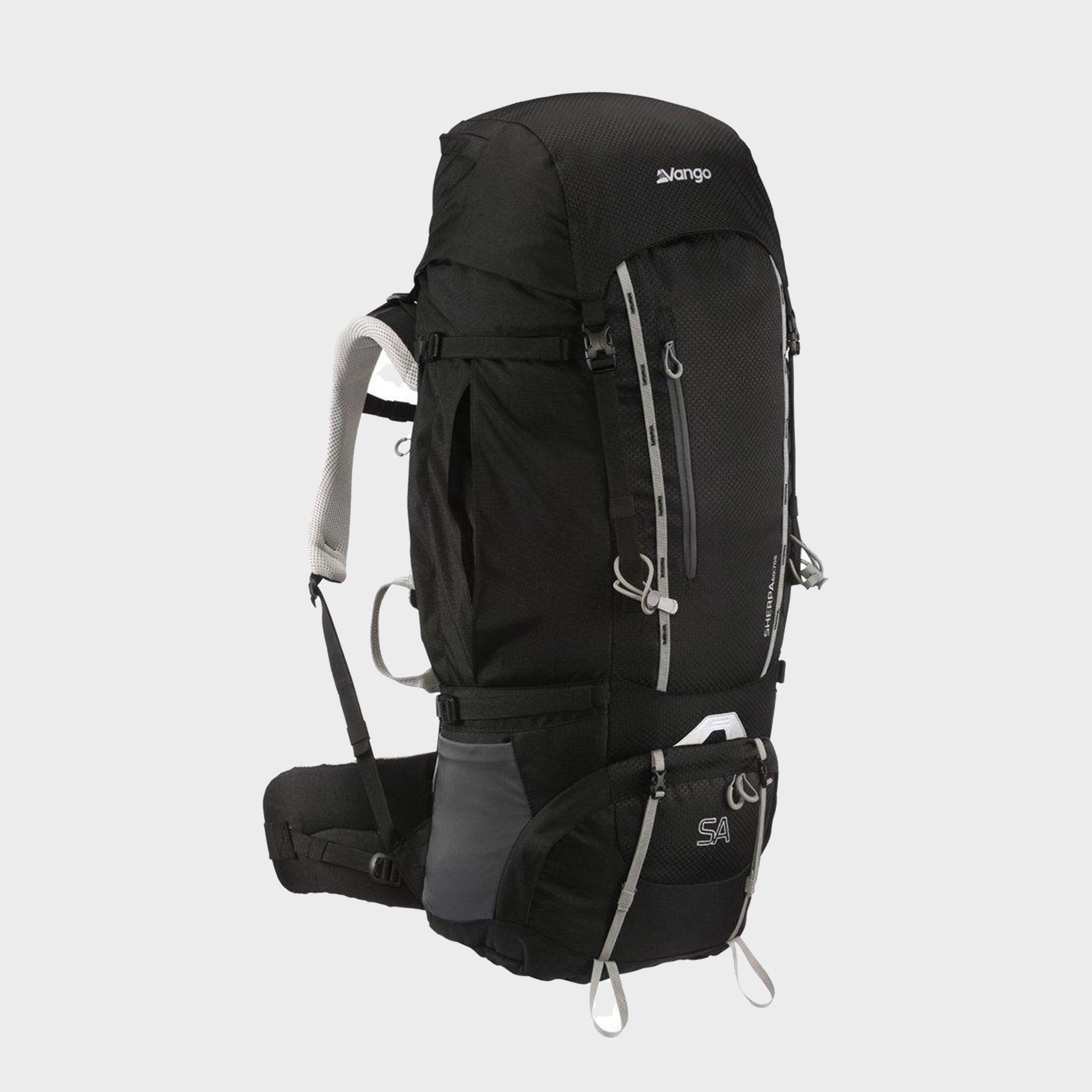 Vango Sherpa 60:70 S Rucksack - Black, Black