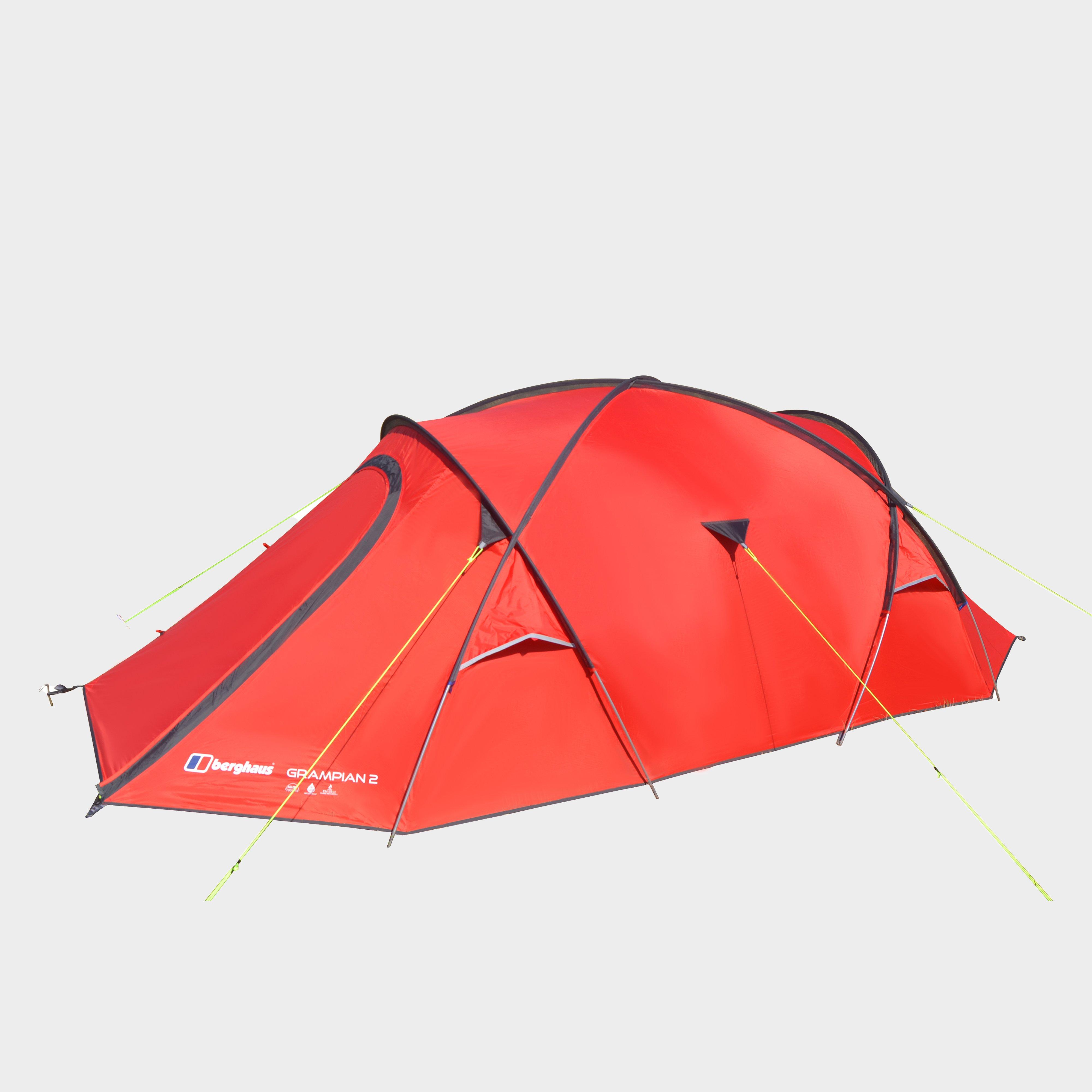 Berghaus Grampian 2 Tent - Red, RED