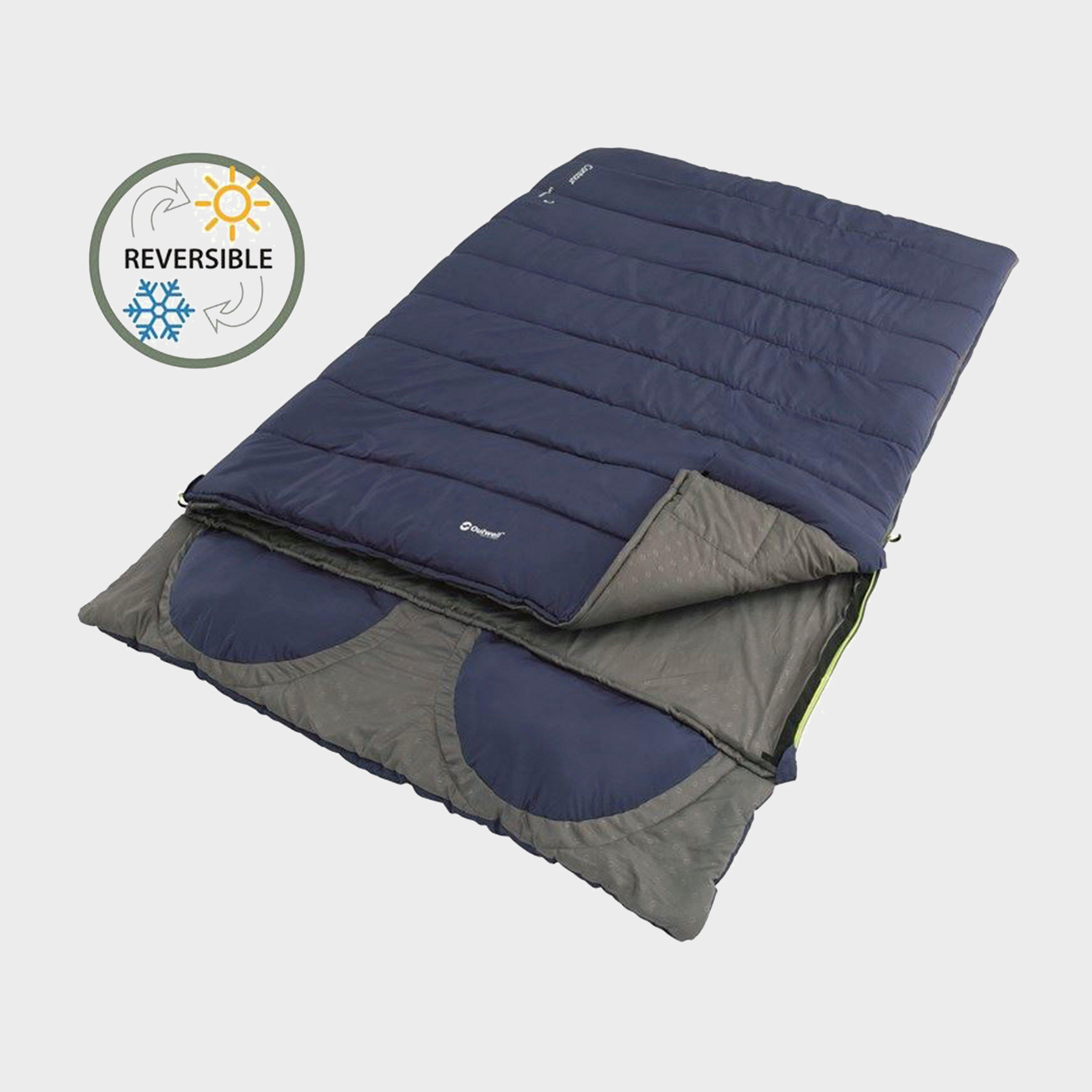 Outwell Contour Lux Double Sleeping Bag - Blue, Blue