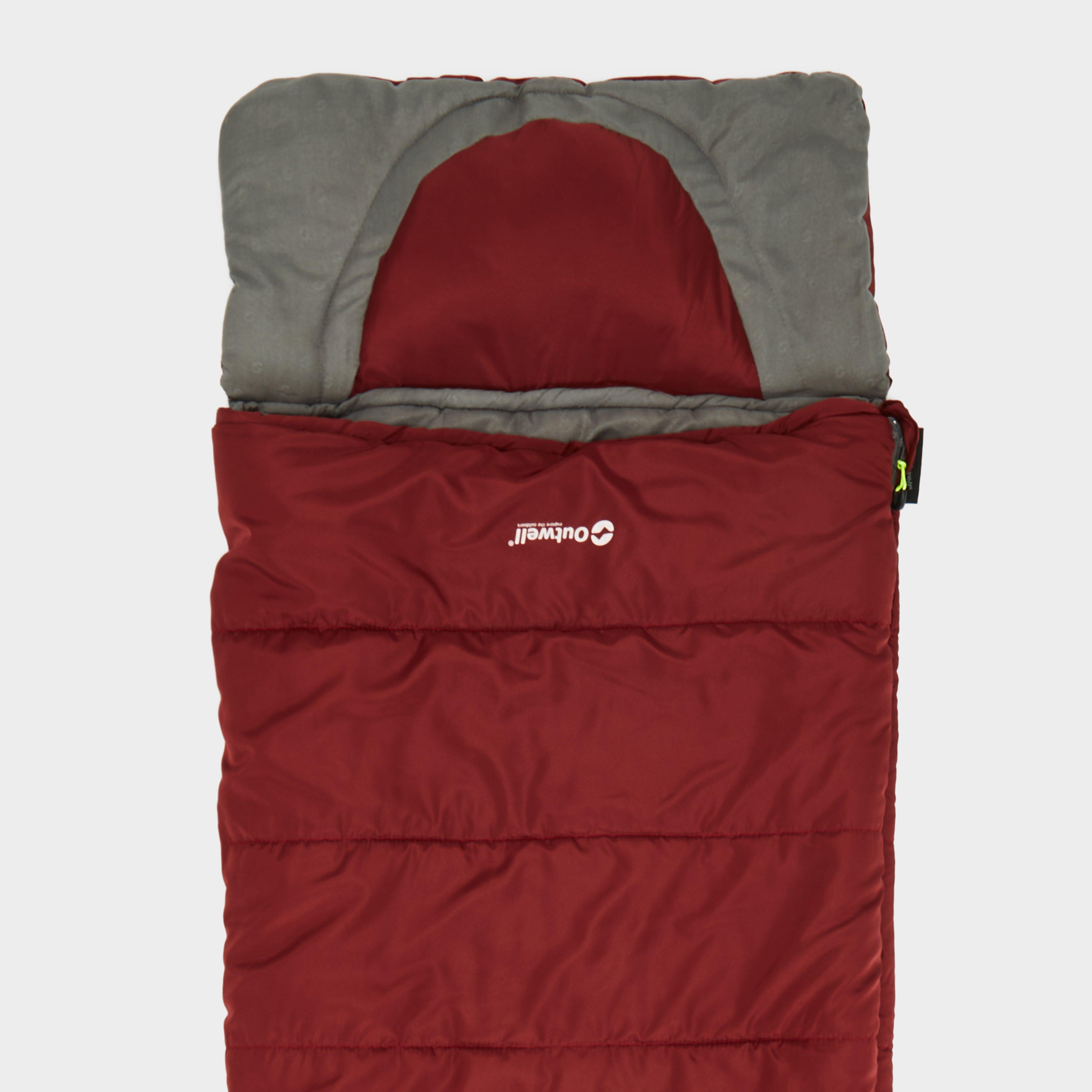 Outwell Contour Junior Sleeping Bag - Red, RED