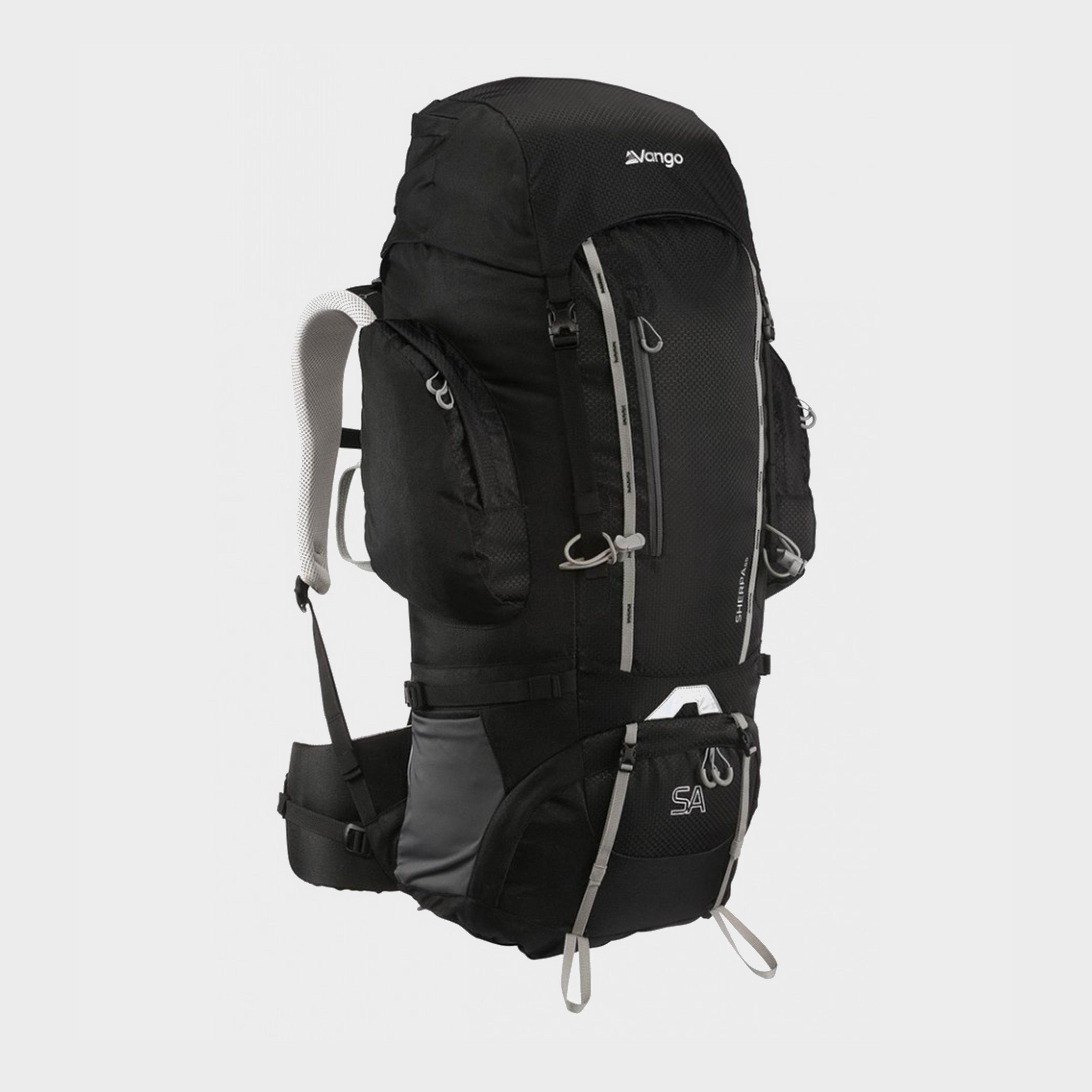 Vango Sherpa 65 Rucksack - Black, Black