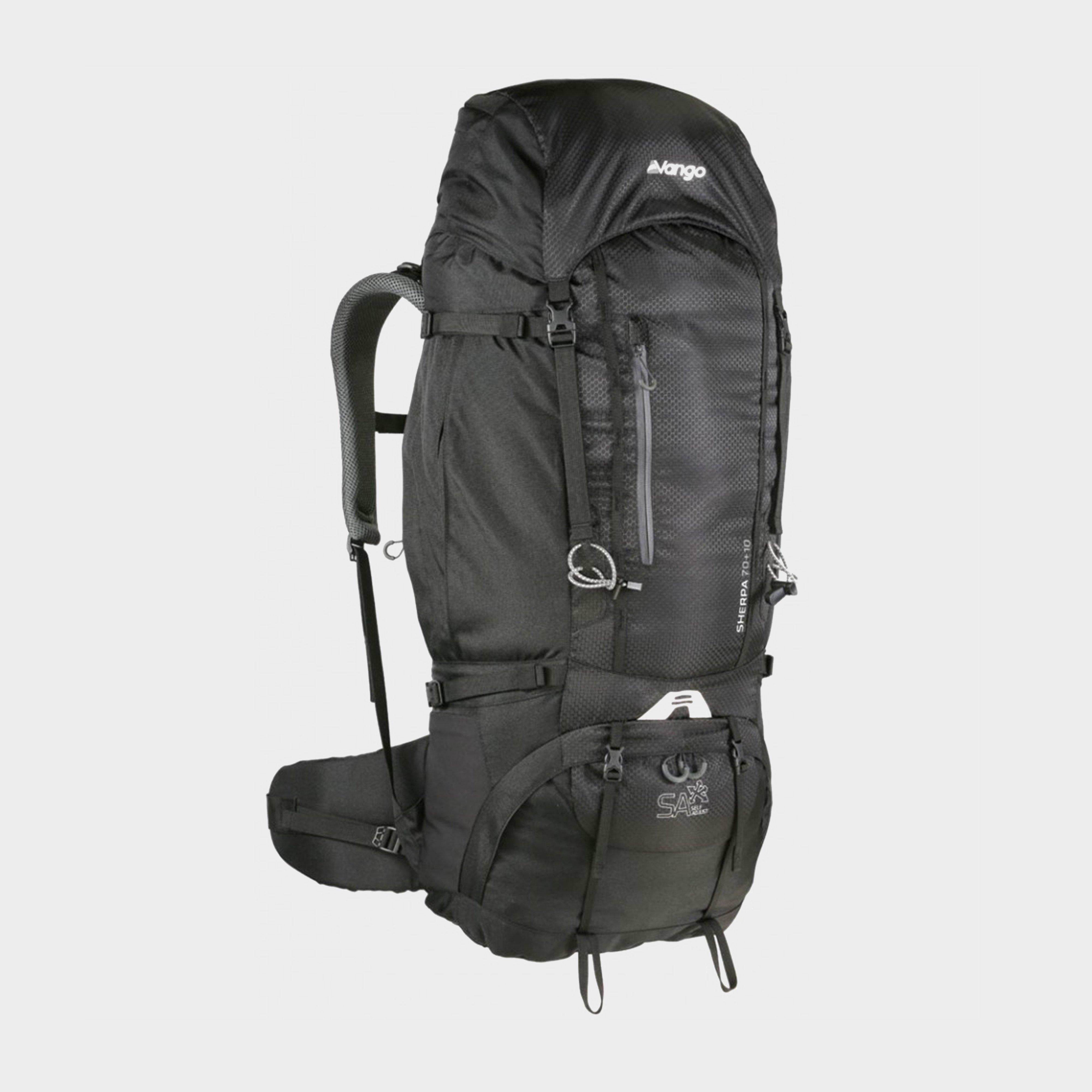 Vango Sherpa 70:80 Backpack - Black, Black