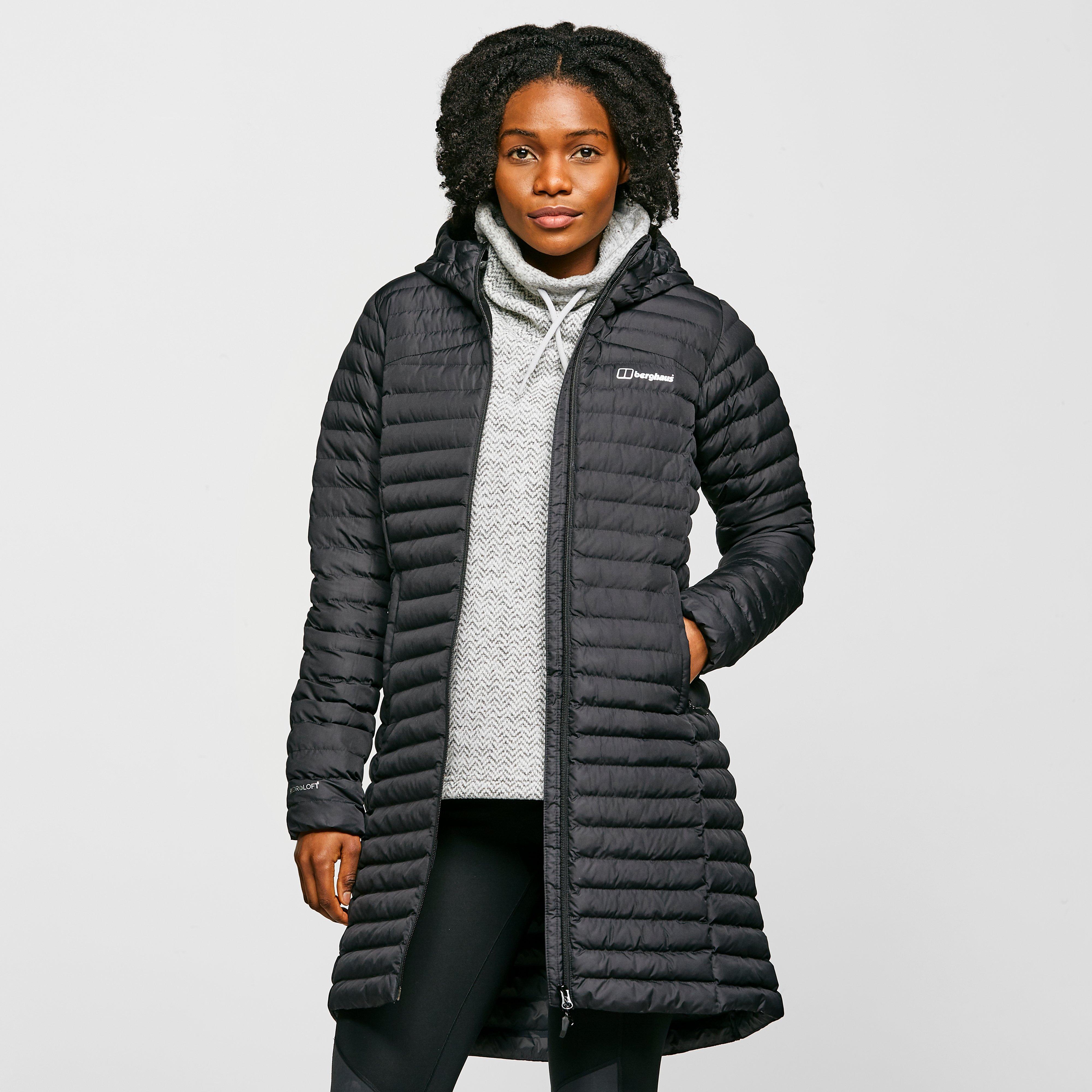 Berghaus Women's Talmine Long Insulated Jacket - Black, Black