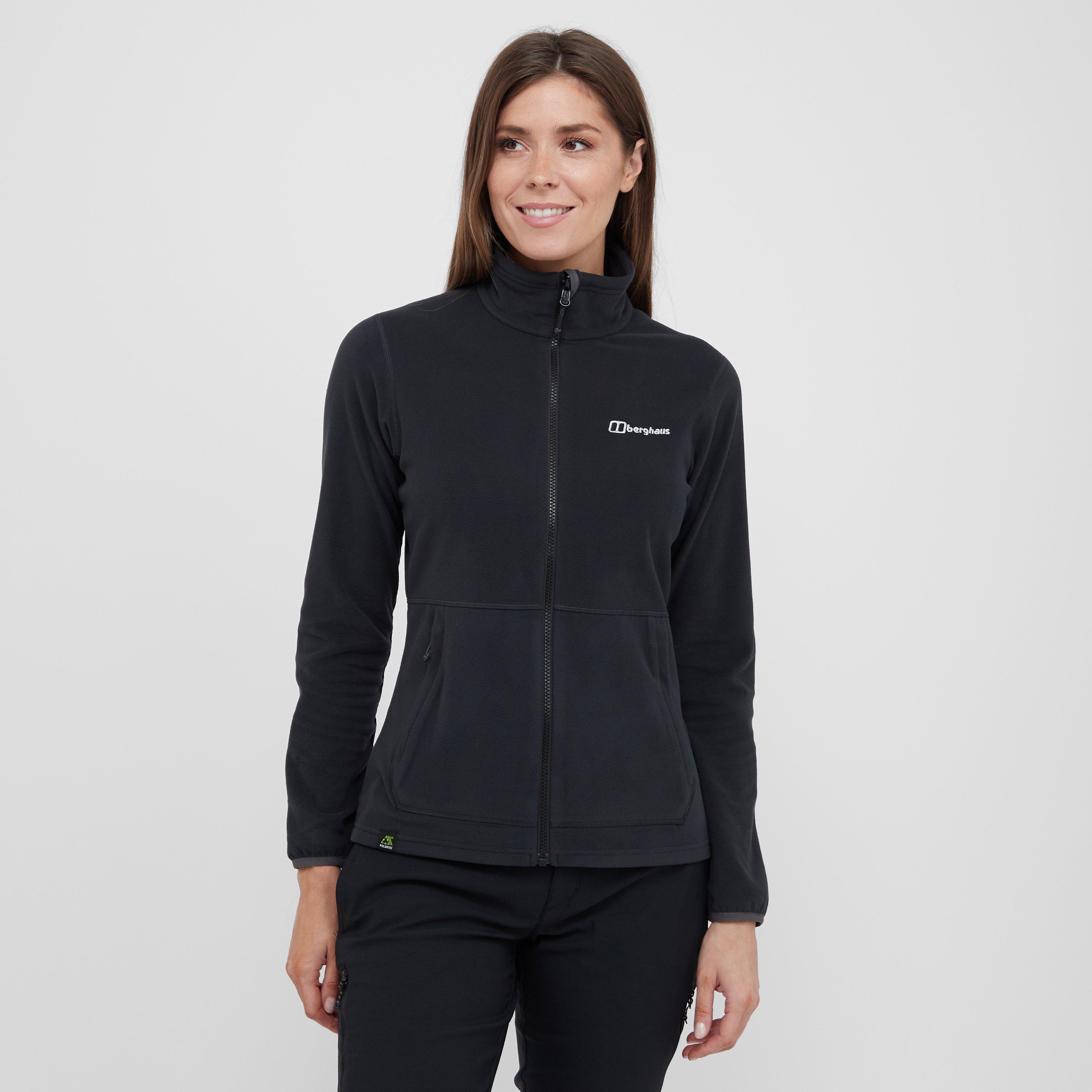 Berghaus Women's Prism 2.0 Full Zip Fleece Jacket - Black, Black