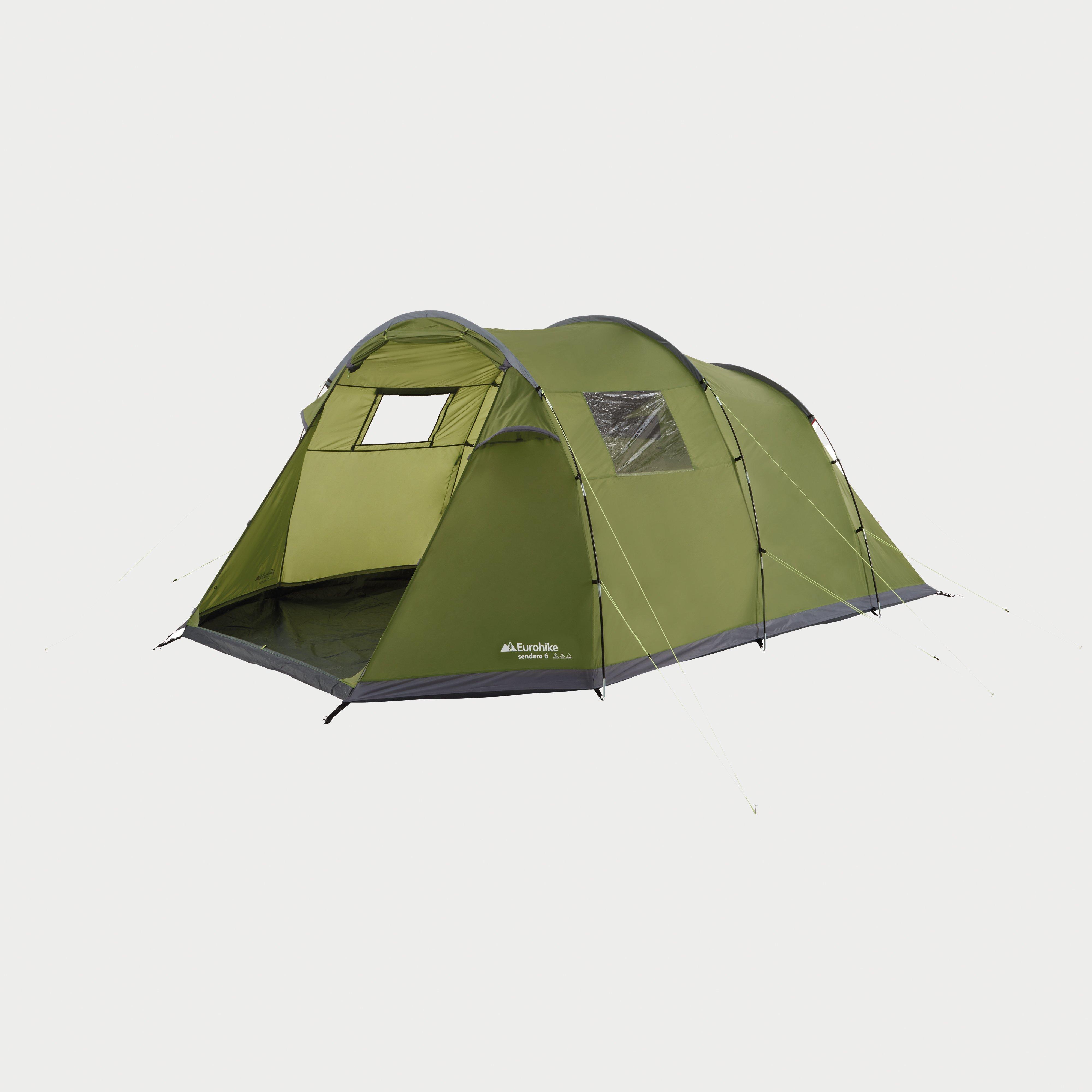 Eurohike Sendero 6 Family Tent - Green, Green