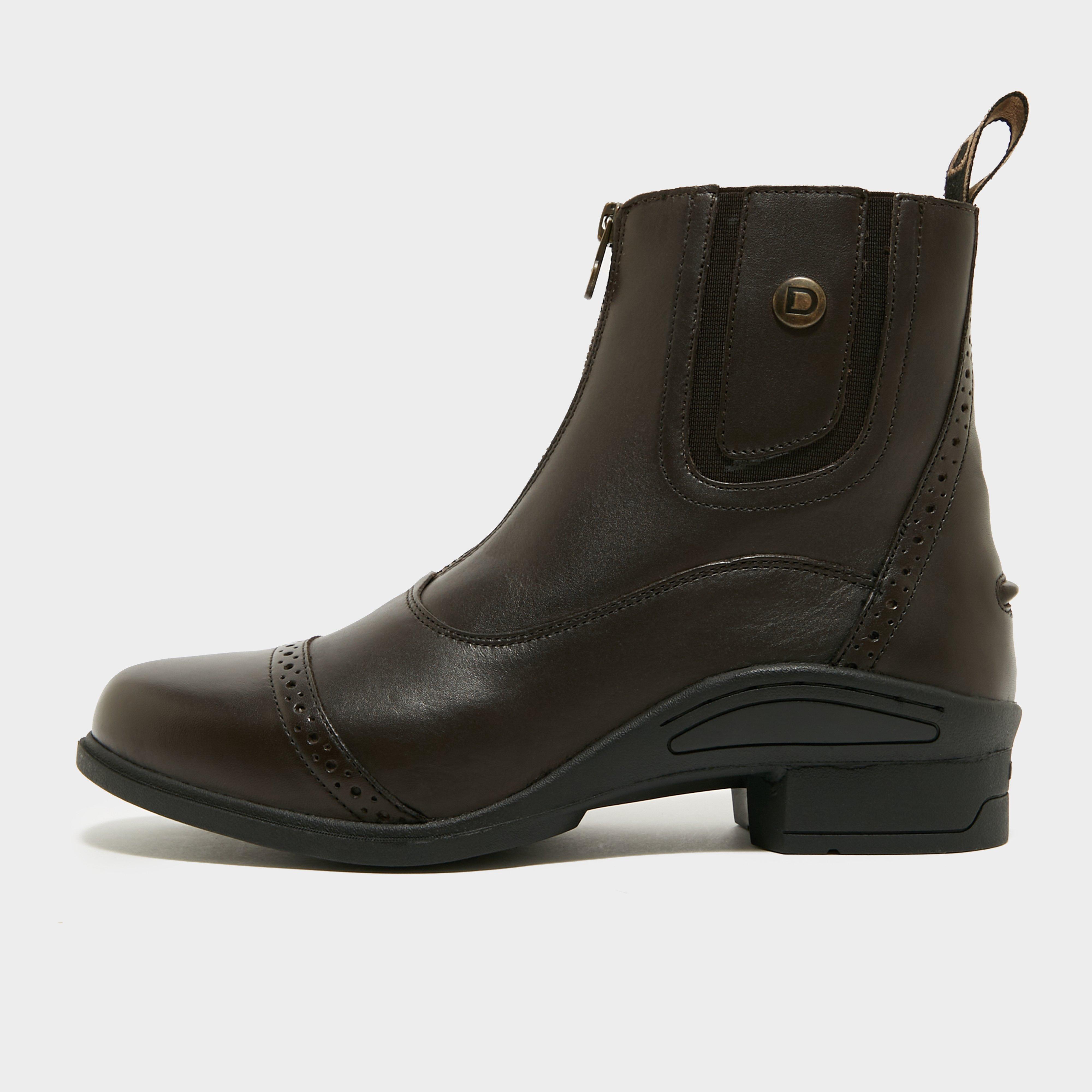 Dublin Women's Rapture Zip Paddock Boots - Brown, BROWN