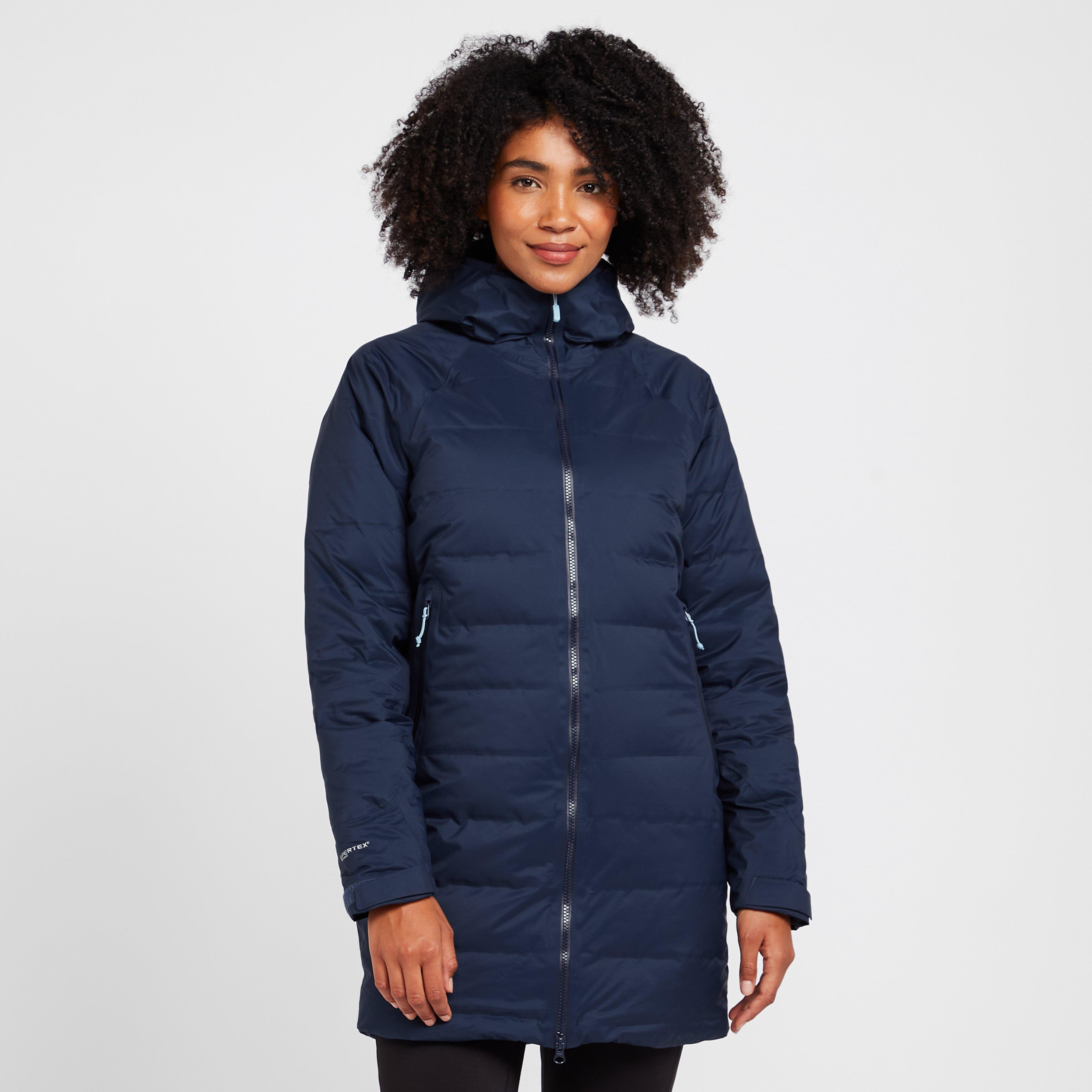Rab Women's Valiance Waterproof Down Parka - Navy, NAVY