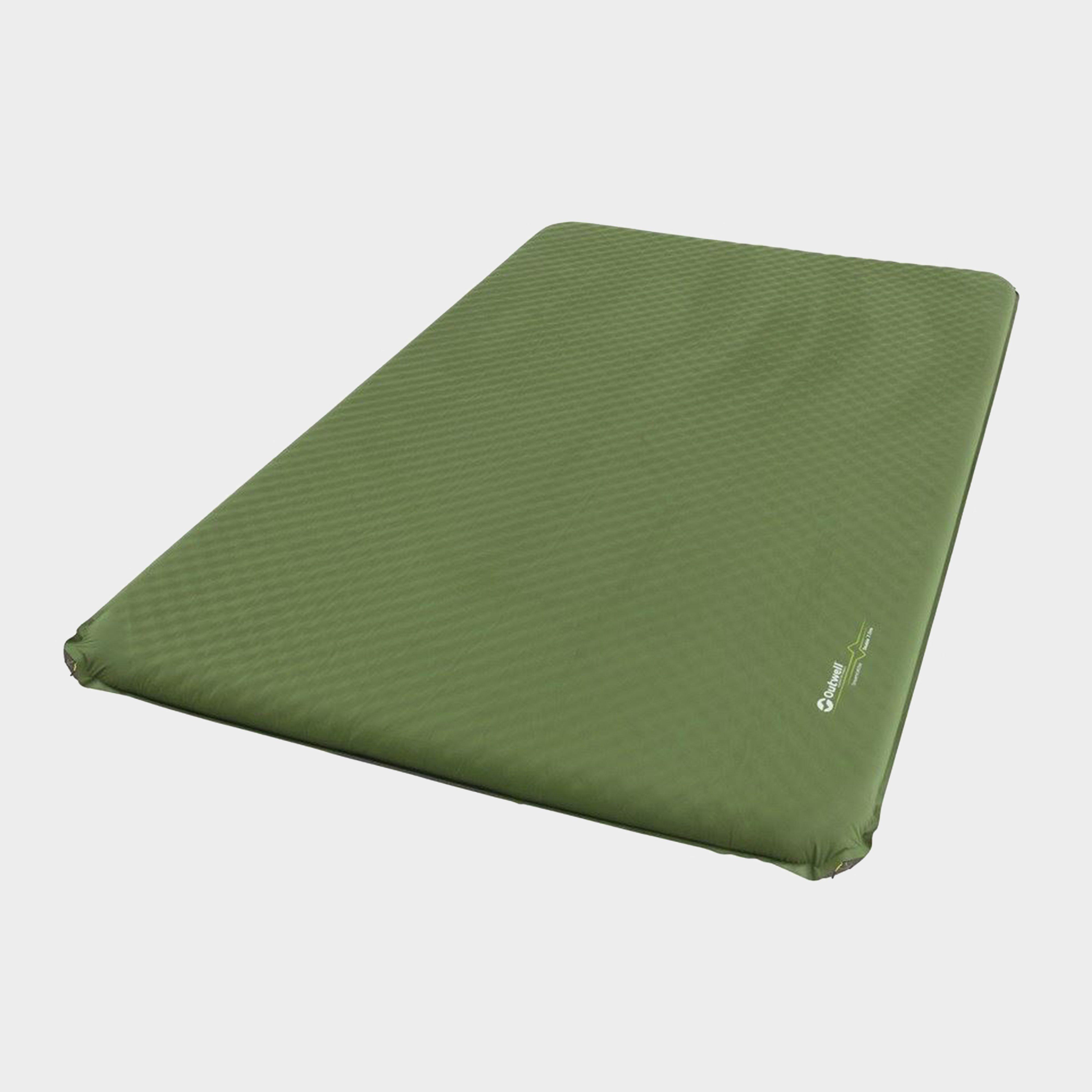 Outwell Dreamcatcher Double Sleeping Mat (7.5Cm) - Green, Green