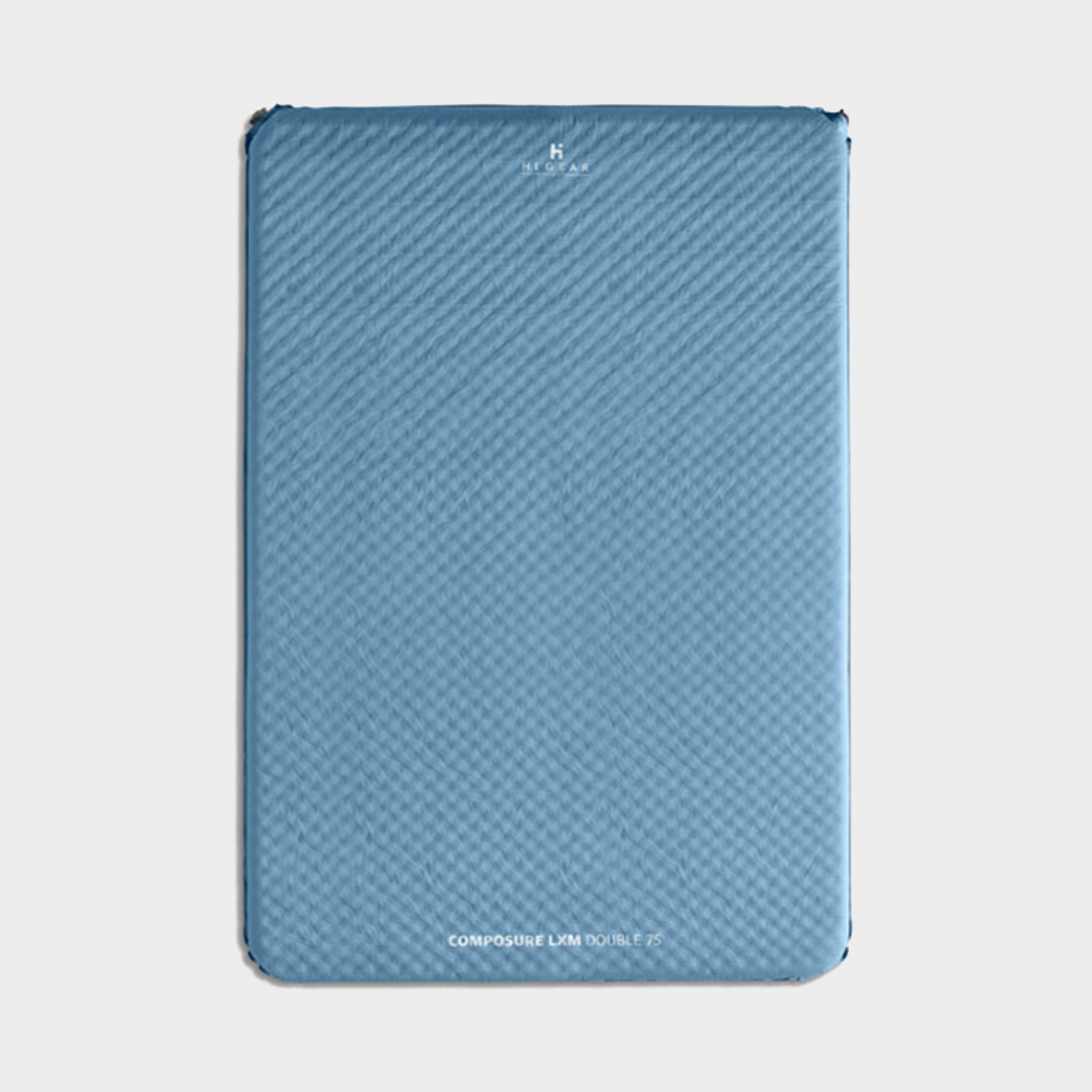 Hi-Gear Composure Lxm 7.5 Double Sleeping Mat - Blue, Blue