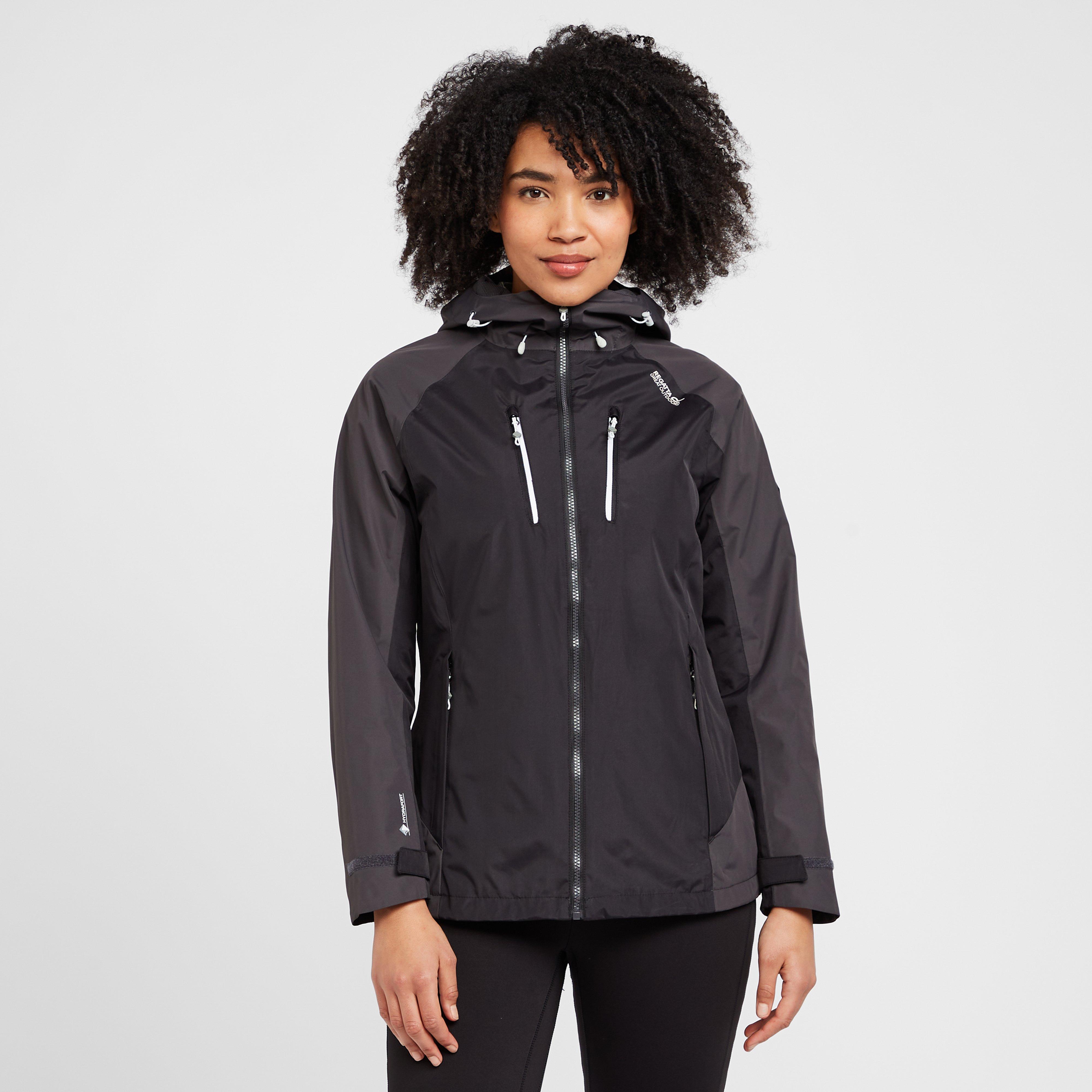 Regatta Women's Kulton Waterproof Jacket - Black, Black