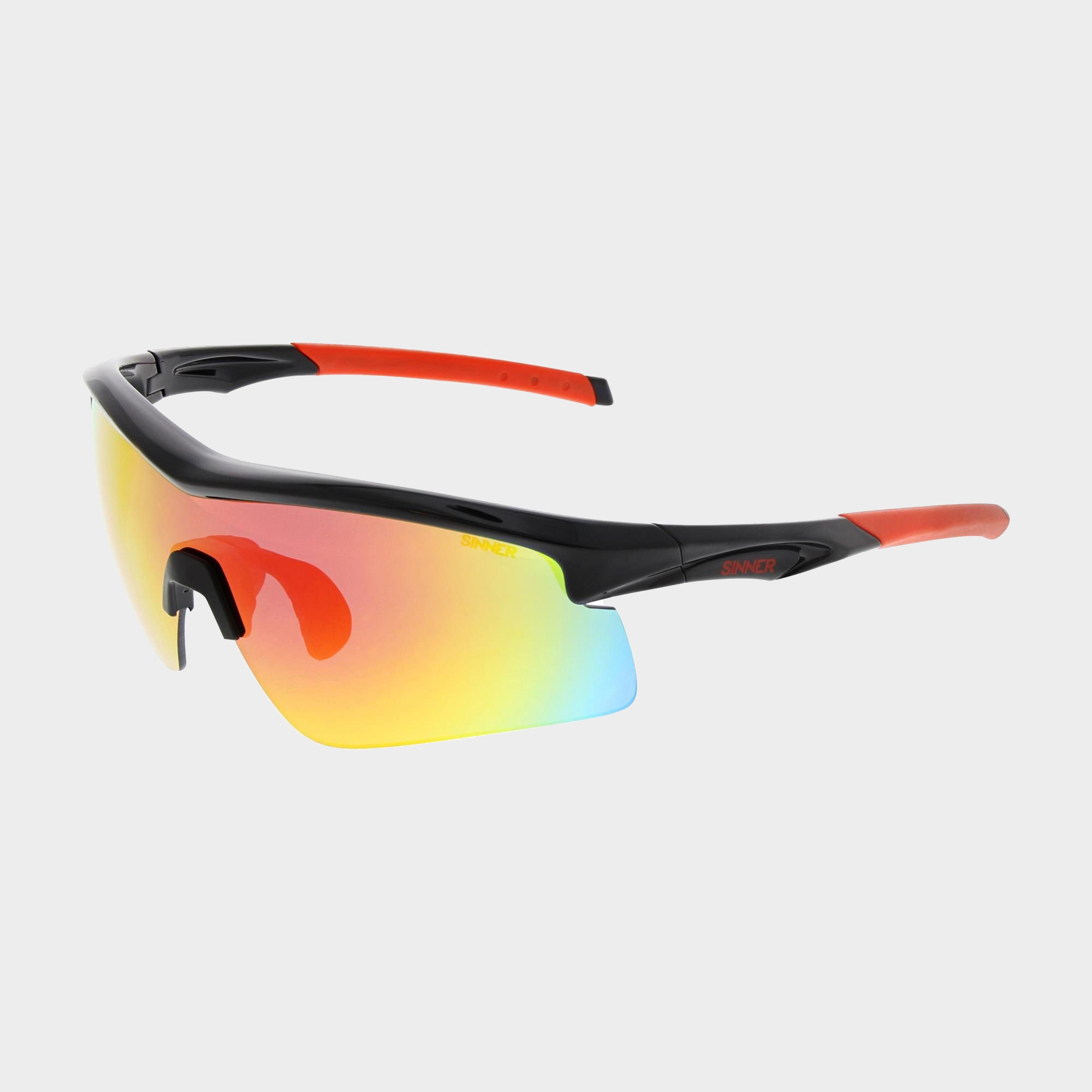 Sinner Olser Sunglasses - Blk/Red, BLK/RED