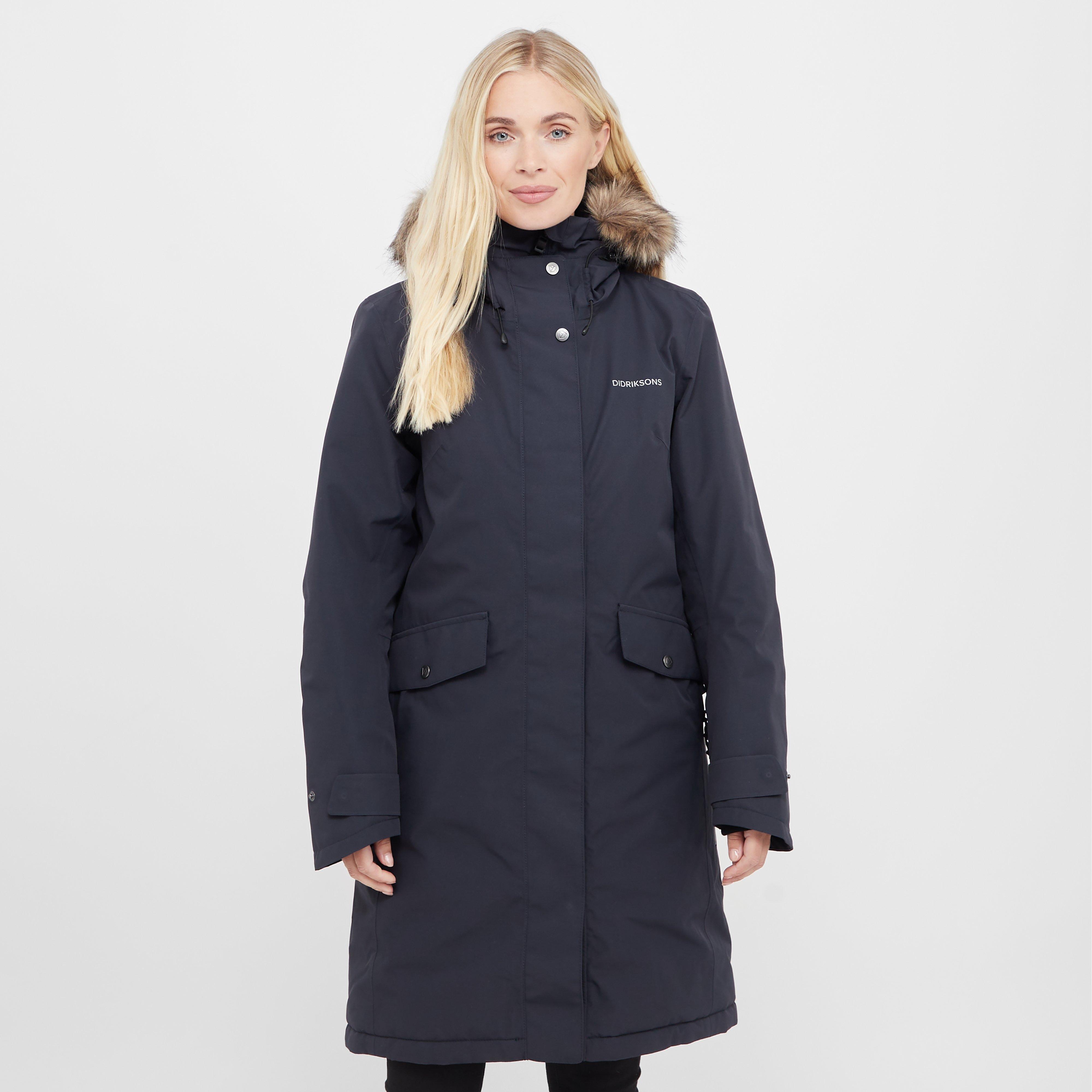 Didriksons Women's Erika Parka - Blk, BLK