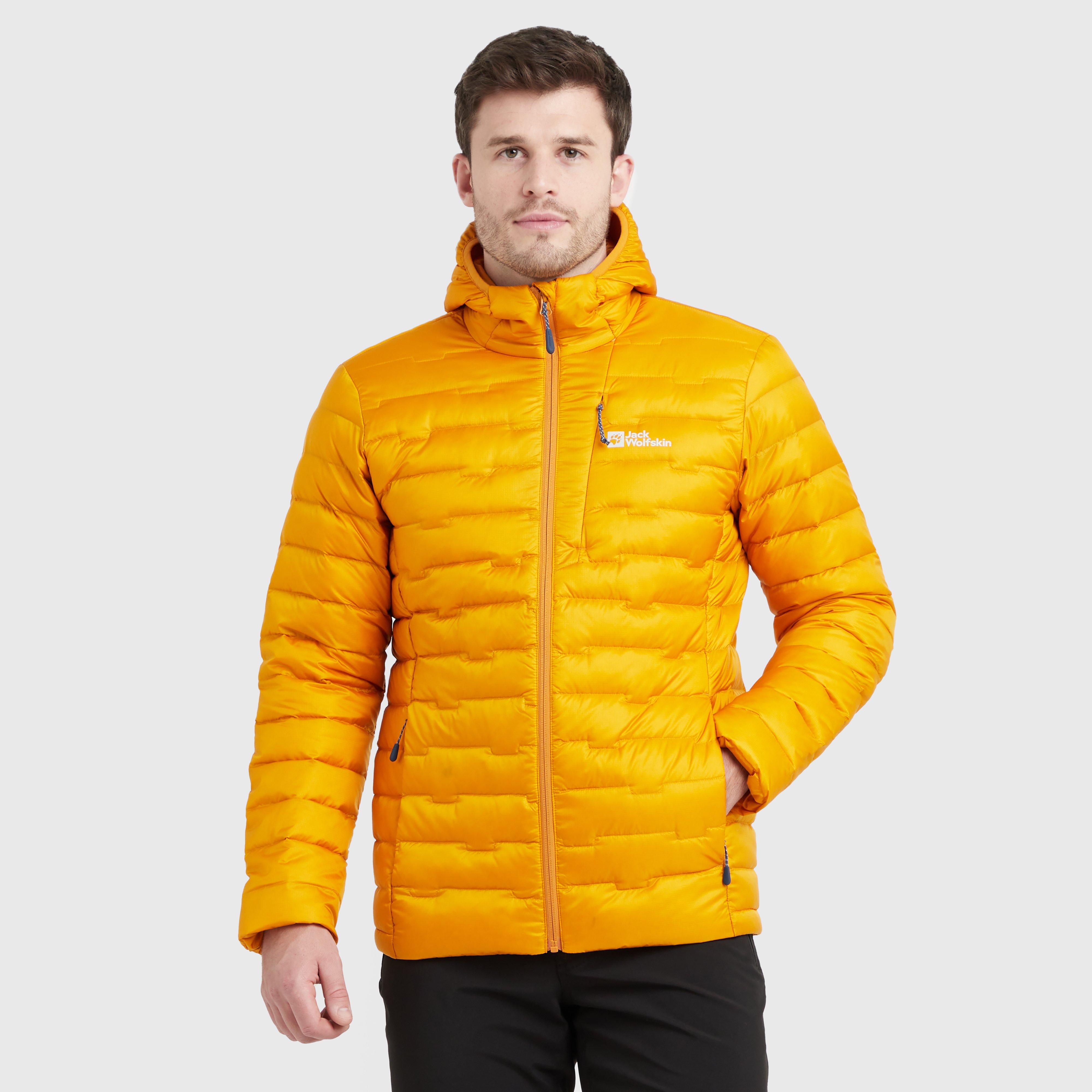 Jack Wolfskin Men's Passamani Down Hooded Jacket - Org, ORG