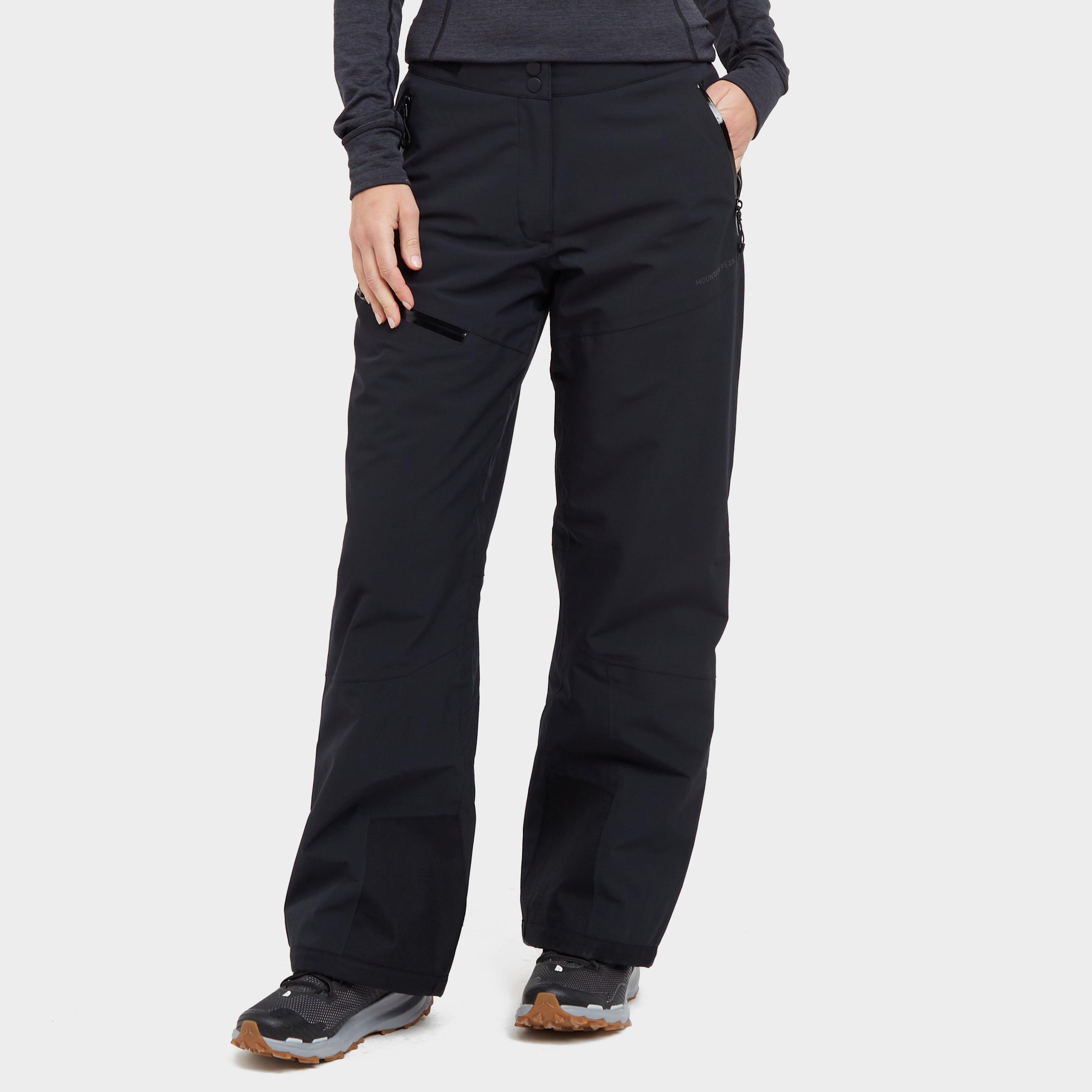 Mountain Peak Women's Meribel Waterproof Insulated Salopettes - Blk, BLK